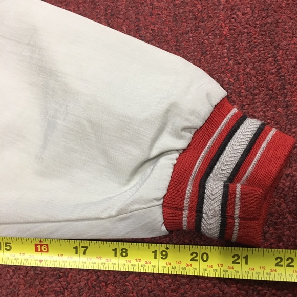 Champion White and Red Ohio State Windbreaker - Picture 7 of 9